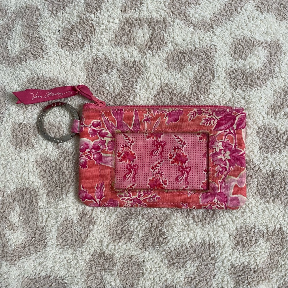 Vera Bradley Hope Toile ID Coin Wallet